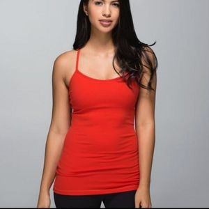 lululemon athletica Tops - Lululemon Power Y Tank Red Size 4 EUC lululemon athletica Tops - Lululemon Power Y Tank Red Size 4 EUC